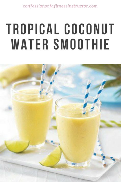 Page Separator, Coconut Water Smoothie Recipes, Coconut Water Drinks, Coconut Water Recipes, High Protein Smoothie Recipes, Coconut Water Smoothie, High Protein Smoothies, Protein Smoothies, Protein Smoothie Recipes