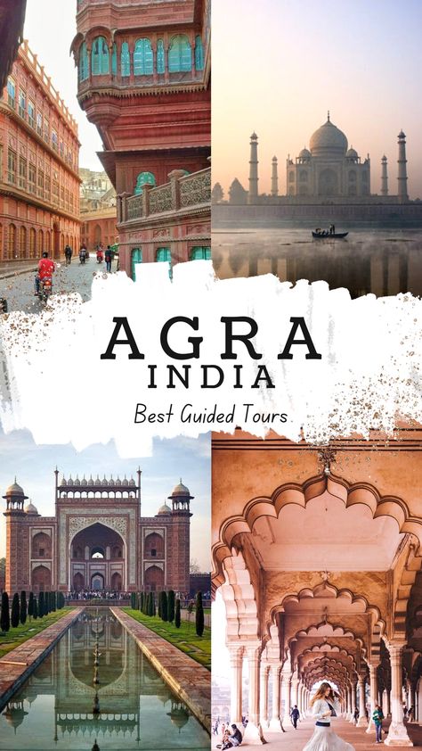 This travel blog explores the city of Agra, India, known for the majestic beauty of the Taj Mahal and its rich history and culture. Discover Agra's top attractions, best places to eat and drink, and experiences that offer a glimpse into Indian life. #Agra #India #TajMahal #Aesthetic #Travel #Tours Agra City Aesthetic, Agra India Aesthetic, Travel India Aesthetic, Weather In India, India Holidays, Backpacking India, India Trip, Food Indian, India Culture