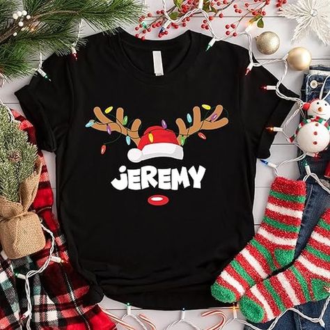 #customshirt #customname #customsweatshirt #customhoodie Matching Christmas Family Shirts, Cute Custom Name Reindeer Graphic Tees for Family, Funny Customizable Family Christmas Crewneck Shirts. https://www.amazon.com/dp/B0DBD6P9SM Matching Christmas Family, Shirts Cute, Christmas Crewneck, Family Funny, Family Christmas Shirts, Custom Sweatshirts, Custom Hoodies, Christmas Family, Crew Neck Shirt