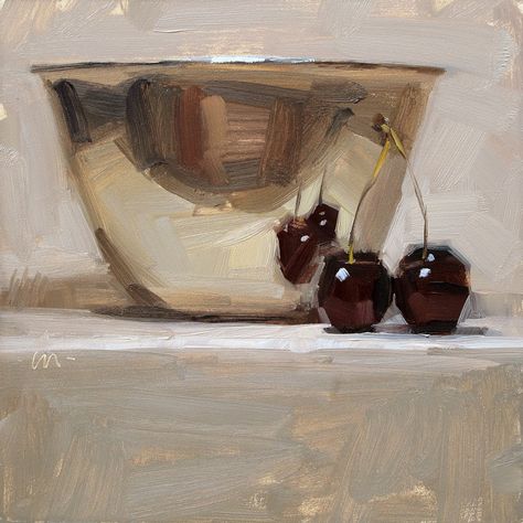 Upton Noble • Wallpapers on Instagram: “The Glass Bowl by Sir William Nicholson (English painter 1872-1949). Loving the reflection and colors, hope you do to 🕵🏻‍♀️.⠀ ⠀ Happy…” October Painting, Carol Marine, William Nicholson, Watercolor Family, Marine Paint, Oil Painting Inspiration, Robert Motherwell, Paintings Canvas, Marine Painting