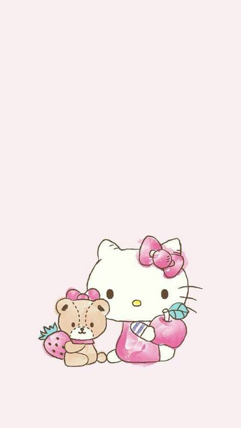 Hello July Wallpapers, Tiny Chum, Hello Kitty Happy, Wallpapers Pink, 헬로키티 배경화면, Hello Kitty Imagenes, Hello July, New Wallpapers, Charmmy Kitty