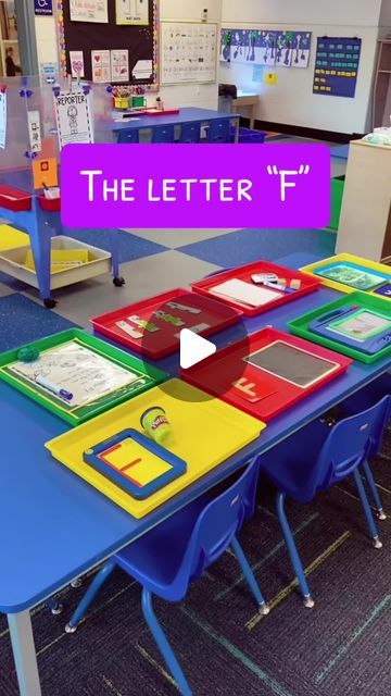 Preschool Vibes on Instagram: "🌟 Dive into our Letter Table setup! Each week, we explore a new letter with dynamic activities. After introducing the letter F and its sound, we jump into interactive learning—writing on whiteboards, smart boards, sand, or shaving cream, and crafting directed drawings like a firetruck for 'F'. 🚒✍️ During center time, each student visits the letter table to reinforce the week's focus. From Play-Doh and magnet doodles to stamping, tracing, and solving puzzles, we ensure every activity is fresh and engaging. Watch how we make learning letters a hands-on, exciting part of our week!" Pre K Letter F Activities, Letter F Centers Preschool, Letter And Sound Activities, Shaving Cream Letter Writing, Letter Sound Centers, Introducing Letters To Preschoolers, Preschool Table Time Activities, Letter Table Top Activities, Fun Alphabet Activities For Preschoolers