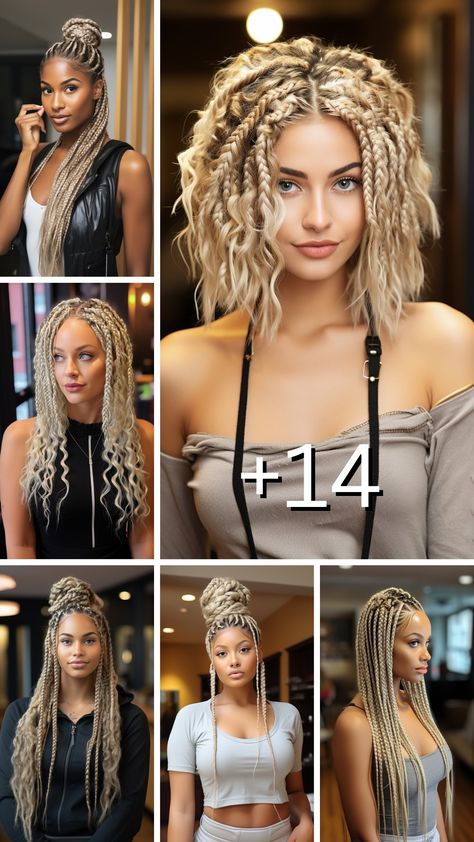 22 Knotless Blonde Braids for Timeless Beauty Summer Braids For White Women, Blonde Braid Hairstyles, Winter Box Braids, Blond Braids Black Women, Hairstyle For Round Face Men, Men Best Hairstyles, Curly Hair With Braids, Braids For White Women, Blonde Hair Braids