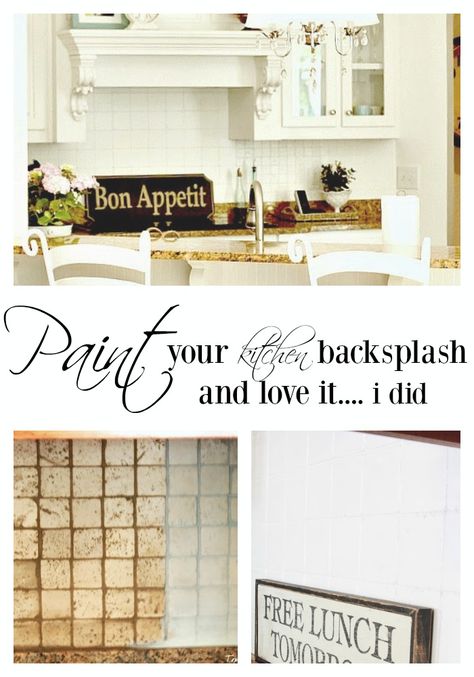 Stone Tile Backsplash Kitchen, Painting A Kitchen, Painting Kitchen Tiles, Glass Tile Backsplash Kitchen, Natural Stone Backsplash, Stone Tile Backsplash, Brick Backsplash Kitchen, Paint Backsplash, Manor Farm