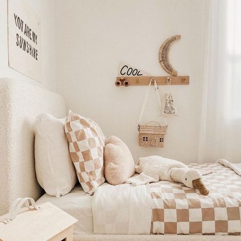 imani collective on Instagram: "🤩 It’s that fresh decor feeling ☁️✨ Love how our cool pennant and sunshine banner can make a big impact and be minimalist at the same time. 🧡 . . . 📷 @littleneedham #youaremysunshine #cool #kidsroom #kidsroomdecor #kidsdecor #toddlerroom #nursery #neutraldecor #checkerboard #walldecor" Checkerboard Bedroom, Colour Wallpaper, Old Bed Frames, Toddler Boy Room Decor, Old Beds, Toddler Boys Room, Shared Room, Toddler Rooms, Nursery Baby Room