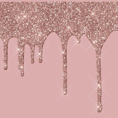 Rose Gold Trendy Sparkle Glitter Drips Pink Glitter, Pink Background, Wallpaper Iphone, Sparkle, Glitter, Rose Gold, Wallpapers, Iphone, Pink