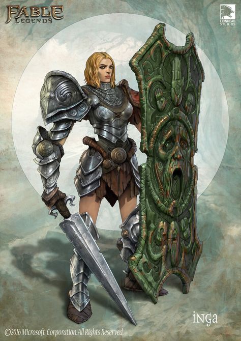 ArtStation - Inga - Fable Legends, Mike McCarthy Fable Legends Concept Art, Fable Legends, Fable 2, Adventure Rpg, Fairytale Fantasy, Fantasy Adventure, Female Character, Dungeon Master, Female Character Design