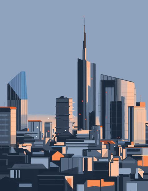 Behance Illustration, Cityscape