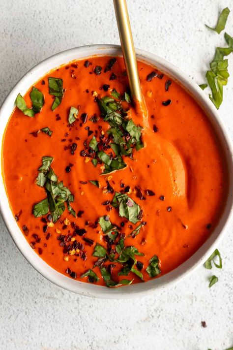 Roasted Red Pepper Sauce Recipe, Pepper Sauce Recipe, Roasted Pepper Sauce, Pesto Dressing, Sauce For Salmon, Cashew Sauce, Roasted Red Pepper Sauce, Buddha Bowls, Red Pepper Sauce