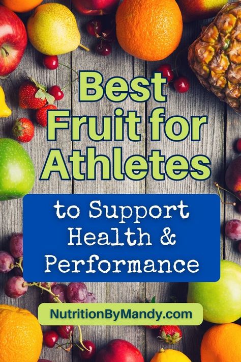 Best Fruit for Athletes to Support Health and Performance Athlete Meal Plan, Best Fruits To Eat, Athlete Food, Game Fruit, Nutrition Meal Plan, Athlete Nutrition, Are Ideas, Rich Food, Nutritional Snacks