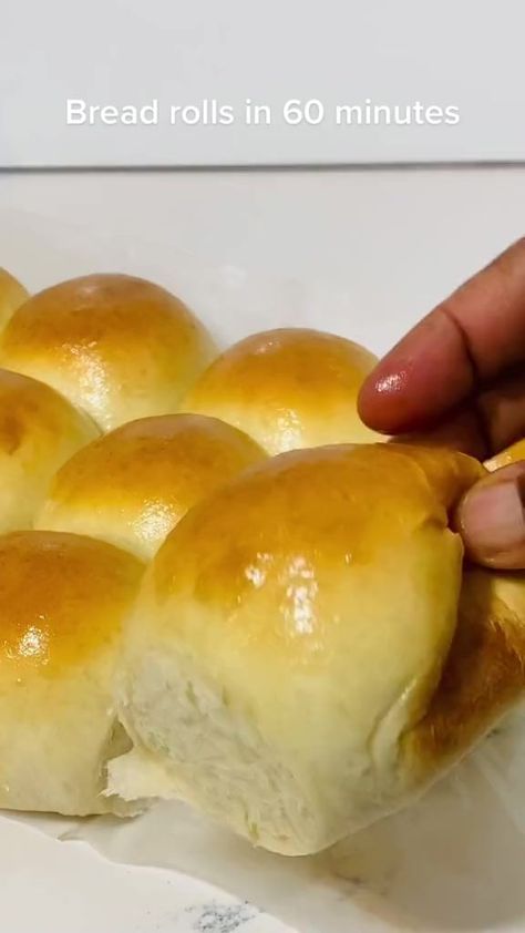 3.6K views · 156 reactions | Bread rolls in 60 Minutes #bread #breadtok #breadmaking #baking #Sourdough #homebaking #homemadebread #guthealth #bread #bake #artisanbread #explorepage #recipes #shorts #fyp #foryou #foryoupage #trending #viral #cooking #yummy | Baking Recipes | Funny Song Studio · Funny Song Crochet Bread, Quick Bread Rolls, Baking Sourdough, Doughnut Recipe Easy, Bake Sale Recipes, Homemade Bread Recipes Easy, Homemade Bread Easy, Cake Recipes Easy Homemade, Cookie Recipes Homemade