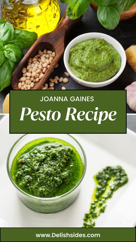 Joanna Gaines Pesto Recipe Joanna Gaines Bulgogi Recipe, Abundant Garden, Johanna Gaines, Magnolia Table Recipes, Joanna Gaines Recipes, Basil Pesto Chicken, Fish Sandwiches, Bulgogi Recipe, Pasta Chicken