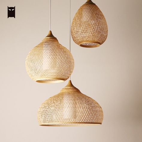 Bamboo Wicker Rattan Calabash Pendant Light Fixture Chinese Asian Meditation Hanging Ceiling Lamp Restaurant Yoga Dining Room Hanging Lamps Living Room, Pendant Lamps Bedroom, Rattan Light Fixture, Bedroom Pendant, Bamboo Light, Bamboo Lamp, Hanging Ceiling Lamps, Rattan Lamp, Bamboo Pendant Light