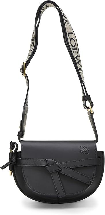 Amazon.com: Loewe, Pre-Loved Black Calfskin Gate Bag Mini, Black : Luxury Stores Black Luxury, Luxury Store, Calf Skin, Gate, Black