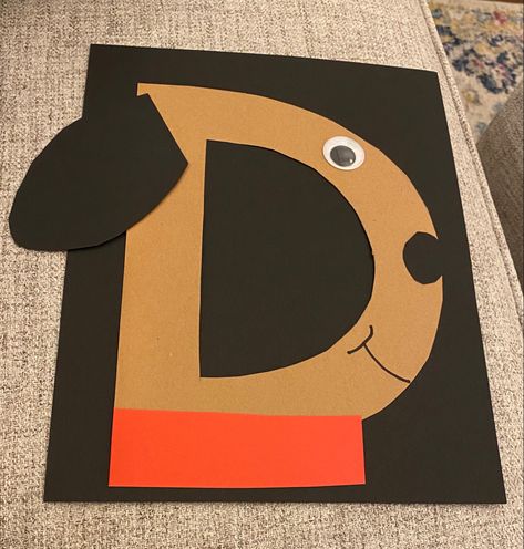 Letter D Projects For Preschool, D Art For Preschool, Preschool D Crafts, Letter Dd Crafts For Preschool, Letter D Craft For Preschool, D Is For Craft Preschool, Letter D For Preschoolers Activities, D Preschool Crafts, D Crafts For Preschoolers