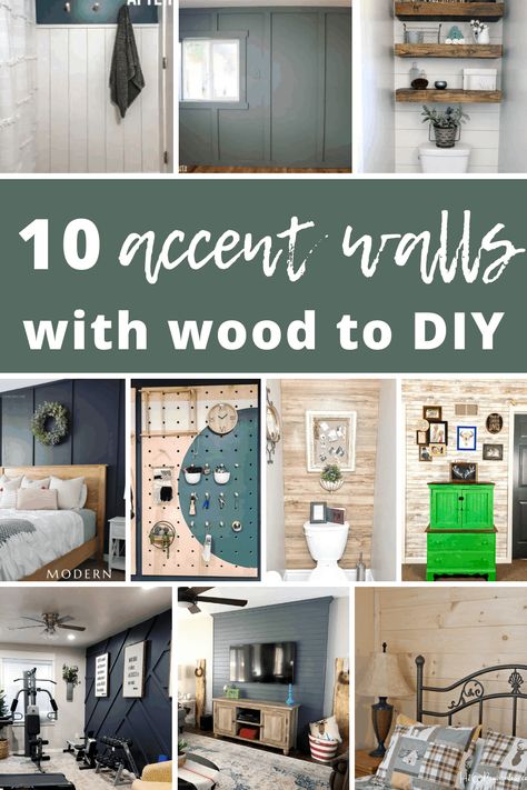 One of my favorite ways to add a little texture and character to any room is by adding a wood accent wall. Modern wood accent walls are an easy way to give your home a beautiful look while transforming any room into a cozy oasis. How To Decorate A Wood Wall, Wood Accent Wall Kitchen, Wood Wall Interior Design, Accent Walls With Wood, Wood Accent Wall Bathroom, Fireplace Accent Wall Ideas, Diy Wood Accent Wall, Wood Accent Wall Ideas, Wood Accent Walls