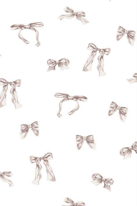 Beige Bow Wallpaper, Bow Pattern Wallpaper, Brown Bow Wallpaper, Coquette Bow Wallpaper, Cute Bow Wallpaper, Bow Aesthetic Wallpaper, Preppy Icon, Coquette Wallpapers, Bow Background