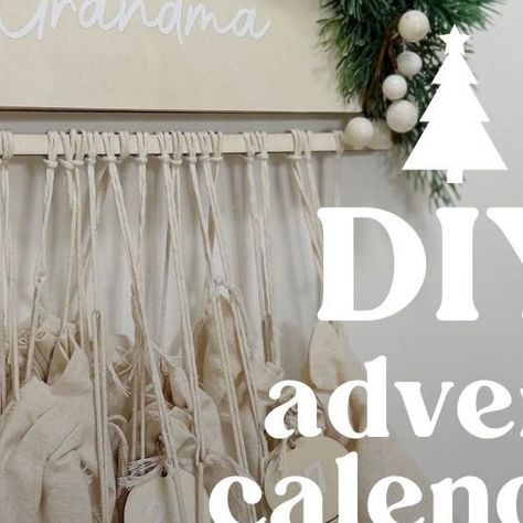 Sophie Brown on Instagram: "DIY Advent Calendar I love fillable advent calendars! The only problem is that the little holes/drawers/pockets are usually really small. This advent is handy because all of the bags are a decent size 🙌🏻 While I wouldn’t put anything SUPER heavy in the bags, they definitely hold up. You’ll need: • Plywood rainbow hanging • Plywood circle • 24 small canvas bags • String (to match canvas bag string) • Foliage • Florist wire (to attach foliage) • Number sticke Advent Bags, Rainbow Hanging, Small Canvas Bags, Diy Advent Calendar, Bag Display, Instagram Diy, String Bag, Advent Calendars, Canvas Bags