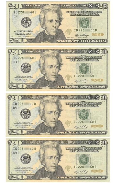 Dollar Bill Template, Fake Money Printable, Printable Play Money, Twenty Dollar Bill, Mega Millions Jackpot, Banknotes Money, Money Template, Dollar Banknote, Money Printables