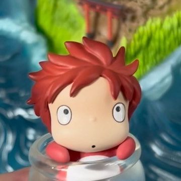 Ponyo Clay, Ghibli Figures, Ponyo Studio Ghibli, Ponyo Anime, Ghibli Ponyo, Crafts Clay, Clay Faces, Clay Art Projects, Ceramics Ideas Pottery