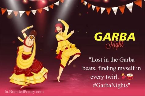 Hello friends! Are you looking for the best Garba captions to your special Navratri festival even more memorable? Look no further! In this article, We have compiled heartwarming garba captions, quotes, and statuses that you can pick to express your love and appreciation with your loved ones on this special occasion. So let’s read and […] The post Happy Navratri Garba Captions, Quotes, Status, & Memes [2023] first... Garba Quotes, Navratri Captions For Instagram, Garba Chaniya Choli, Garba Dance, Captions For Instagram Posts, Navratri Garba, Love Captions, Navratri Festival, Navratri Chaniya Choli