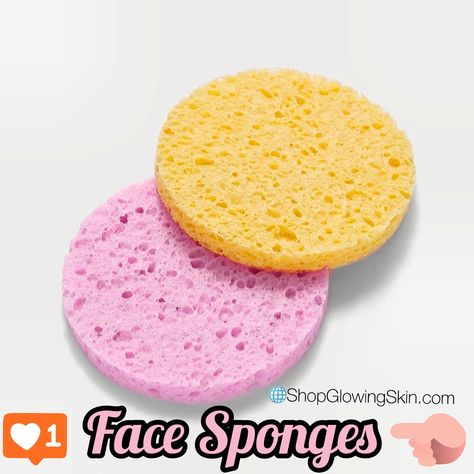 Pink & Yellow Expanding Face Sponges 🧽🌕🌸 Natural Compressed Face Sponges For Facial Cleansing 🧼. Biodegradable & Eco~Friendly 🌎🐰🍃. Great for Spa Professionals & Estheticians. Shop @shopglowingskin_ now for (15% off + FAST FREE Standard Shipping on All USA 🇺🇸 Orders $10+✈️. #esthetician #estheticianlife #estheticianschool #estheticianprograms #estheticiantips #skincare #beauty #skincareroutine #skincaretipsforteens #beautyschool #aesthetician Face Sponge Skin Care, Cleaning Makeup Sponges, Facial Scrubber, Esthetician School, Face Sponge, Facial Sponges, Natural Facial, Beauty Sponge, Skin Care Routine Steps