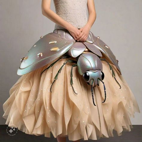 Bug Fashion Runway, Bug Themed Outfit, Bug Clothes, Bug Outfit, Insect Fashion, Insect Dress, Bug Clothing, Bug Costume, Bug Dress