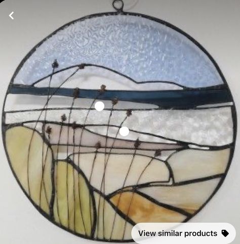 Naomi Brangwyn, Sea Paintings, Beach Paintings, Glass Diy, Stained Glass Diy, Glass Inspiration, Rainbow Glass, Stained Glass Crafts, Sea Painting