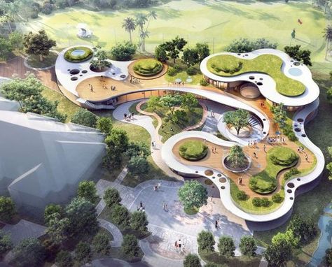 Cityscapes Unveiled: Urban Landscape Design Insights Koshino House, Urban Design Architecture, Urban Landscape Design, Conceptual Architecture, Architecture Concept Diagram, Architecture Design Sketch, Architecture Concept Drawings, Landscape And Urbanism, Landscape Architecture Design