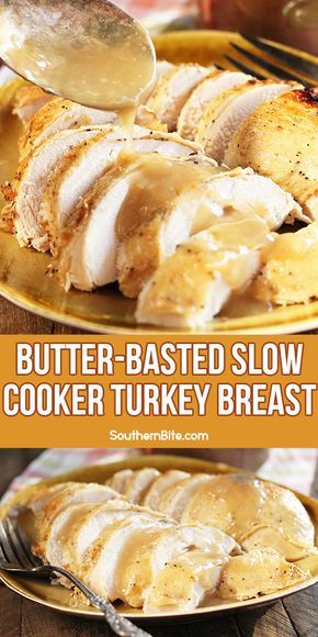 Quick Thanksgiving Recipes, Turkey Breast Crockpot, Cooking Turkey Breast, Juicy Turkey, Slow Cooker Turkey Breast, Crockpot Turkey, Best Thanksgiving Recipes, Easy Thanksgiving Recipes, Slow Cooker Turkey