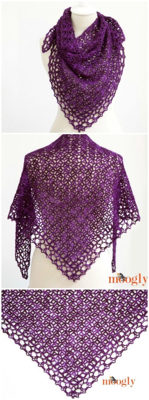 Free crochet pattern and video tutorial for how to make this gorgeous shawl.  You'll be amazed, but it's actually very simple! Crochet Shawlette Pattern, Crochet Shawlette, Shawlette Pattern, Poncho Crochet, شال كروشيه, Crochet Shawl Pattern Free, Crochet Shawls And Wraps, Haken Baby, Shawl Patterns