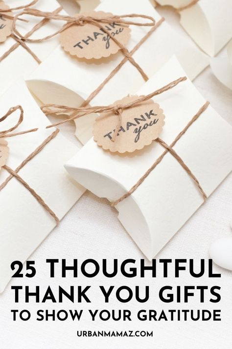 Looking for thoughtful thank you gifts to show your gratitude? Check out this ultimate list of 25 best thank you gifts for everyone you know. Gratitude Gifts For Coworkers, Small Thank You Gift Ideas, Thank You Gift, Thank You Gift Ideas, Ministry Appreciation Gifts, Church Gifts Ideas, Gratitude Gifts, Best Thank You Gifts, Volunteer Appreciation Gifts