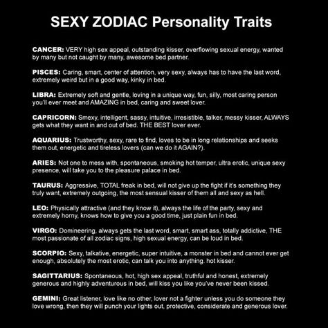 Zodiac sexual traits Pisces Rising, Zodiac Personality Traits, Sagittarius Traits, Taurus Quotes, Leo Pisces, Zodiac Personalities, Zodiac Society, Zodiac Posts, Zodiac Traits