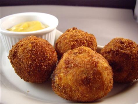 Sounds Odd but...Sauerkraut Balls?  Everyone on this site raved over them, even people that didn't like sauerkraut! Sauerkraut Balls, Christmas Meat, Sausage Sauerkraut, Hot Bread, Sauerkraut Recipes, Sausage Balls, Meat Appetizers, Super Bowl Food, How To Cook Sausage