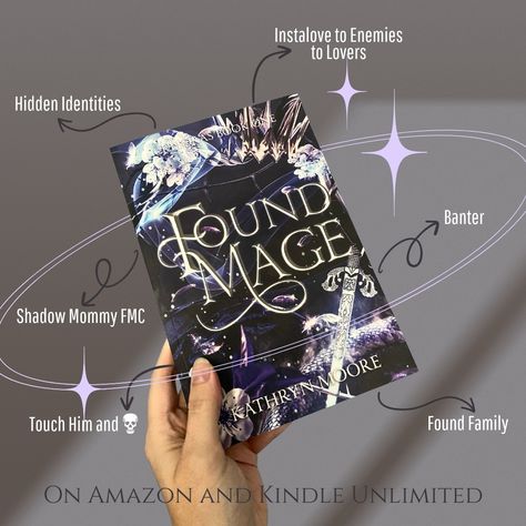 Found Mage is a standalone fantasy romance available on Kindle Unlimited. It's an easy-to-read novel with light world-building, dual POV, modern writing style, and a good helping of spice. There will be more interconnected standalones in this series eventually, but Found Mage is complete on its own with a guaranteed HEA. At less than 300 pages, it's a quick read. Perfect for a palate cleanser or for anyone who is newer to the fantasy romance genre. #kindleunlimitedromance #bookstagram #ro... Best Dual Pov Romance Books, Romance Books With Dual Povs, Kindle Unlimited Books Best Romance, Best Standalone Fantasy Books, Slow Burn Fantasy Romance Books, Kindle Unlimited Romances, Quick Reads, Fantasy Books To Read, Unread Books