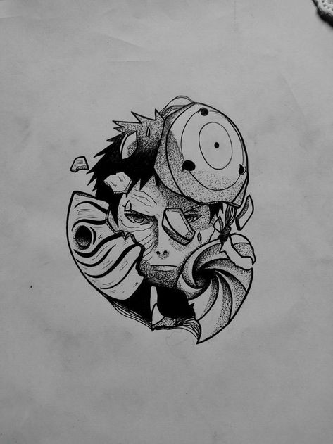 Obito Tattoo Design, Obito Mask Tattoo, Obito Uchiha Tattoo Ideas, Obito Tattoo Ideas, Obito Tattoo, Hacker Art, Best Leg Tattoos, Chakra Tattoo, Z Tattoo