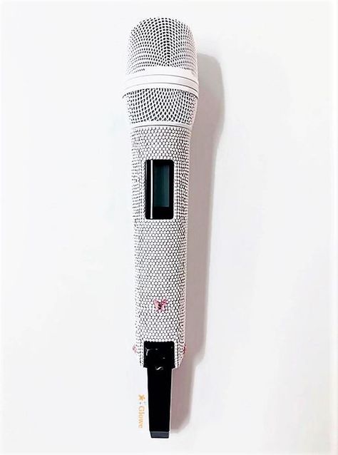 White Microphone, Bleach Bottle, Music Mic, Music Supplies, Concert Stage Design, Singing Career, Concert Stage, In Ear Monitors, Belly Jewelry