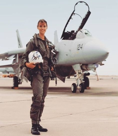 Fighter Jet Pilot, Female Aviator, Tomcat F14, Female Pilots, Jet Pilot, Pilot Uniform, Naval Aviator, F14 Tomcat, Naval Aviation