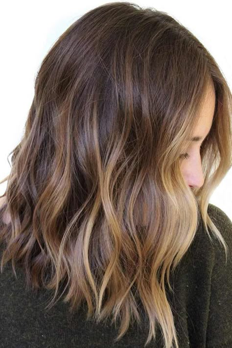 Brunette Ombre, Balayage Hairstyles, Rich Brunette, Medium Bob Hairstyles, Hair Color Light Brown, Brown Hair Balayage, Brown Balayage, Balayage Brunette, Hair Color Balayage