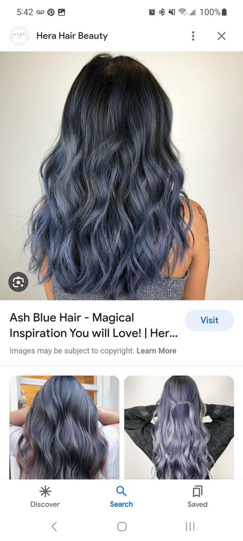 Ash Blue Hair, Blue Balayage, Birthday Hairstyles, Balayage Highlights, Blue Hair, Balayage, Ash, Highlights, Hair Color