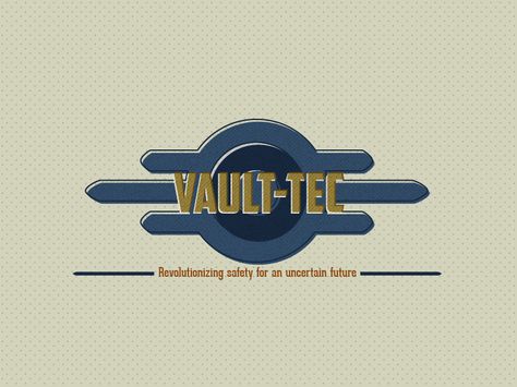 Vault Tec Aesthetic, Vault Tec Logo, Fallout Birthday, Multiverse Theory, Fallout Logo, Fallout Artwork, Fallout Oc, Fallout Lore, Fallout Props