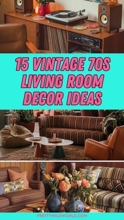 Unleash your creative side with these dynamic 70s living room decor ideas! Experience the charm of the 70s living room 1970s interior by incorporating mid-century modern furniture and colorful accents. Explore our 70s living room decor inspiration to find eclectic pieces that bring warmth and style to your space, perfectly capturing the essence of the decade. Vintage Mid Century Furniture Living Rooms, 70s Aesthetic Living Room, 70s Living Room 1970s Interior, 70s Lamps, 70s Living Room Decor, Wedding Lounge Seating, 1970s Living Room, Rental Living Room, 1970s Interior