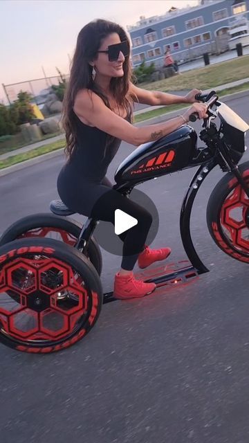 Trike Chopper, Motorcycle Chopper, Trike Scooter, Tricycle Bike, Scooter Motorcycle, Bicycle Design, Tricycle, Custom Bikes, Electric Bike