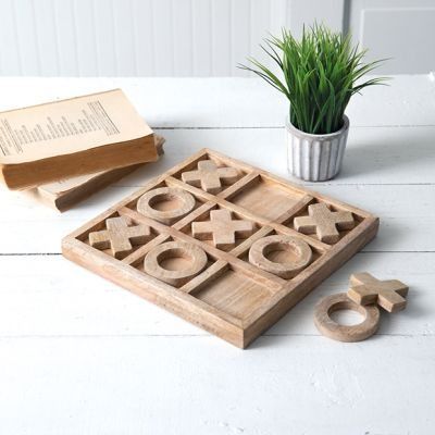 GREEN ACRES RANCH | Shop Sales Events Antique Farmhouse Tic Tac Toe Board, Wooden Board Games, Wood Games, Wooden Games, Table Console, Cnc Projects, Childrens Games, Family Game, Antique Farmhouse