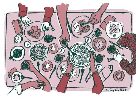 refugee dinner table illustration Dining Table Illustration Art, Table Of Food Illustration, Dinner Table Illustration Art, Food On Table Illustration, Table Food Illustration, Dinner Drawing Illustration, Fine Dining Illustration, Food On Table Drawing, Dinner Illustration Table