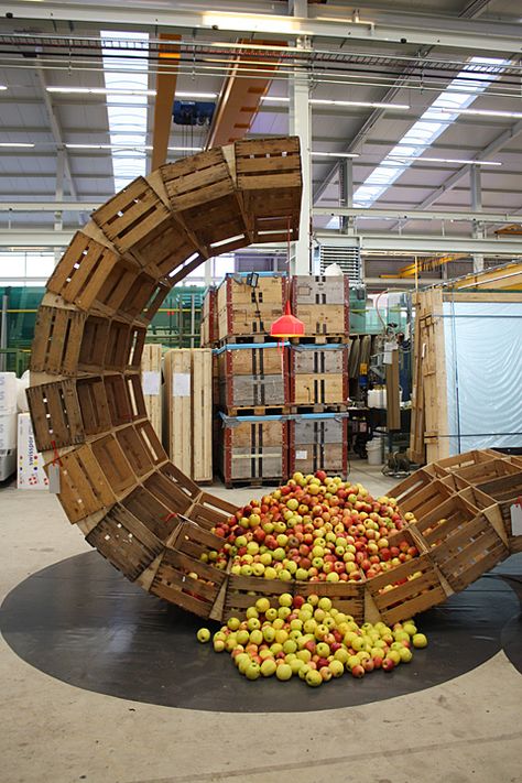 Festival Furniture, Fruit Exhibition, Honey Breakfast, Vegetable Stand, Promotional Materials, Fruit Box, Fruit Stands, Eat The Rainbow, Orange Fruit