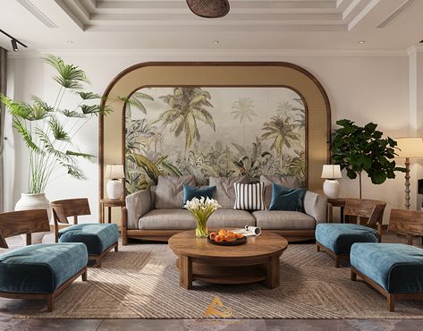 Indochine Interior, Minecraft Decoration, Indochine Style, Living Room Design Decor, Decor Home Living Room, Home Room Design, Dream House Decor, Apartment Interior, New Wall