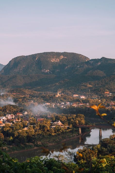 The best Luang Prabang itinerary. Kuang Si Falls, Preemies, Bamboo Garden, Luang Prabang, Lily Pond, Inspo Board, No Matter How, Southeast Asia, Small Towns