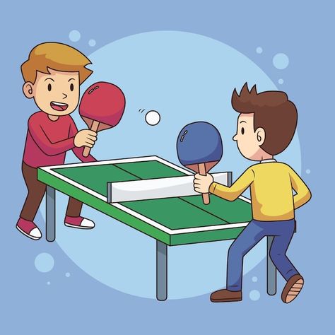 Table Tennis Drawing, Table Tennis Room, Tennis Drawing, Volleyball Drawing, Table Tennis Game, Sports Coloring Pages, Tennis Pictures, Penguin Coloring Pages, Bee Pictures