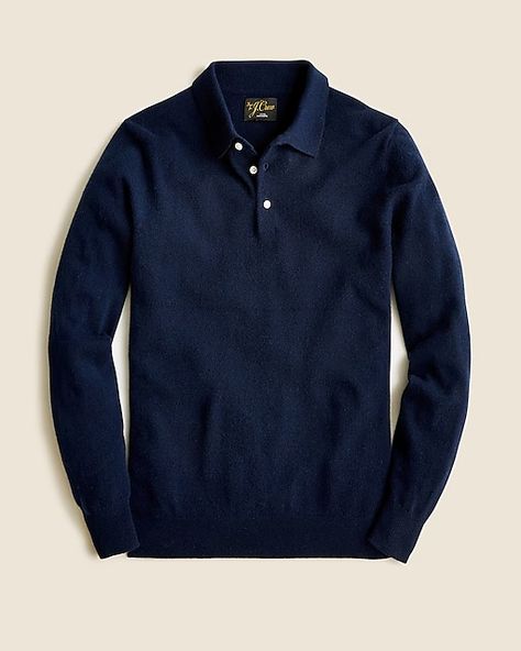 Men’s Sweaters | Sweaters for Men | J.Crew Cashmere Polo, Collared Sweater, J Crew Men, Polo Sweater, Collar Sweater, Cool Sweaters, Softest Sweater, Cashmere Sweater, Chinos Pants